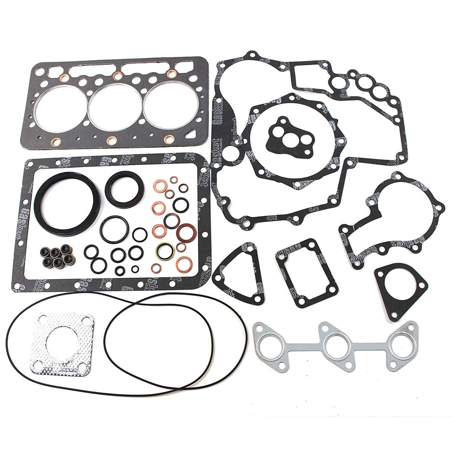 Solid Spare Overhaul Gasket Kit D782 D722 Upper Lower Set For Kubota Engine Bobcat 320 322