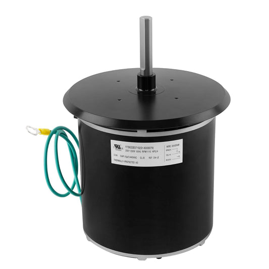 Solid Spare F48T73A50 Condenser Fan Motor 3/4 HP 1110 RPM 230 Volt For A.O. Smith AC Unit