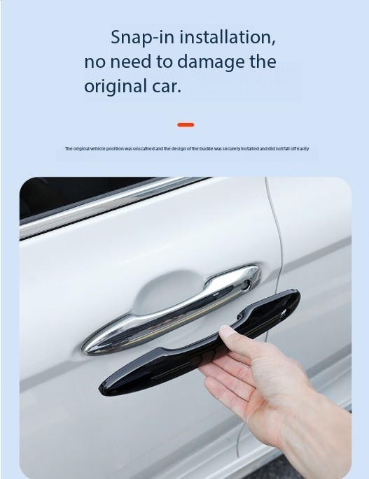 For 2018-2024 Toyota Camry GLOSS BLACK Door Handle Covers W/O Smartkey