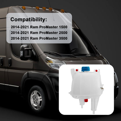 603-832 Coolant Recovery Reservoir for 14-21 ProMaster 1500 2500 3500 52014880AA