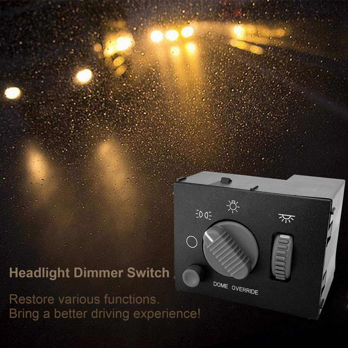 Headlight Headlamp Dimmer Switch for 1999-2002 Chevy Silverado GMC Sierra Yukon