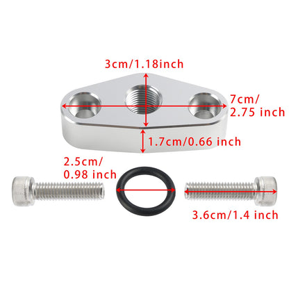 2 Pack Oil Pressure Sensor Adapter Plate M16 x 1.5 551623 For Chevy LS