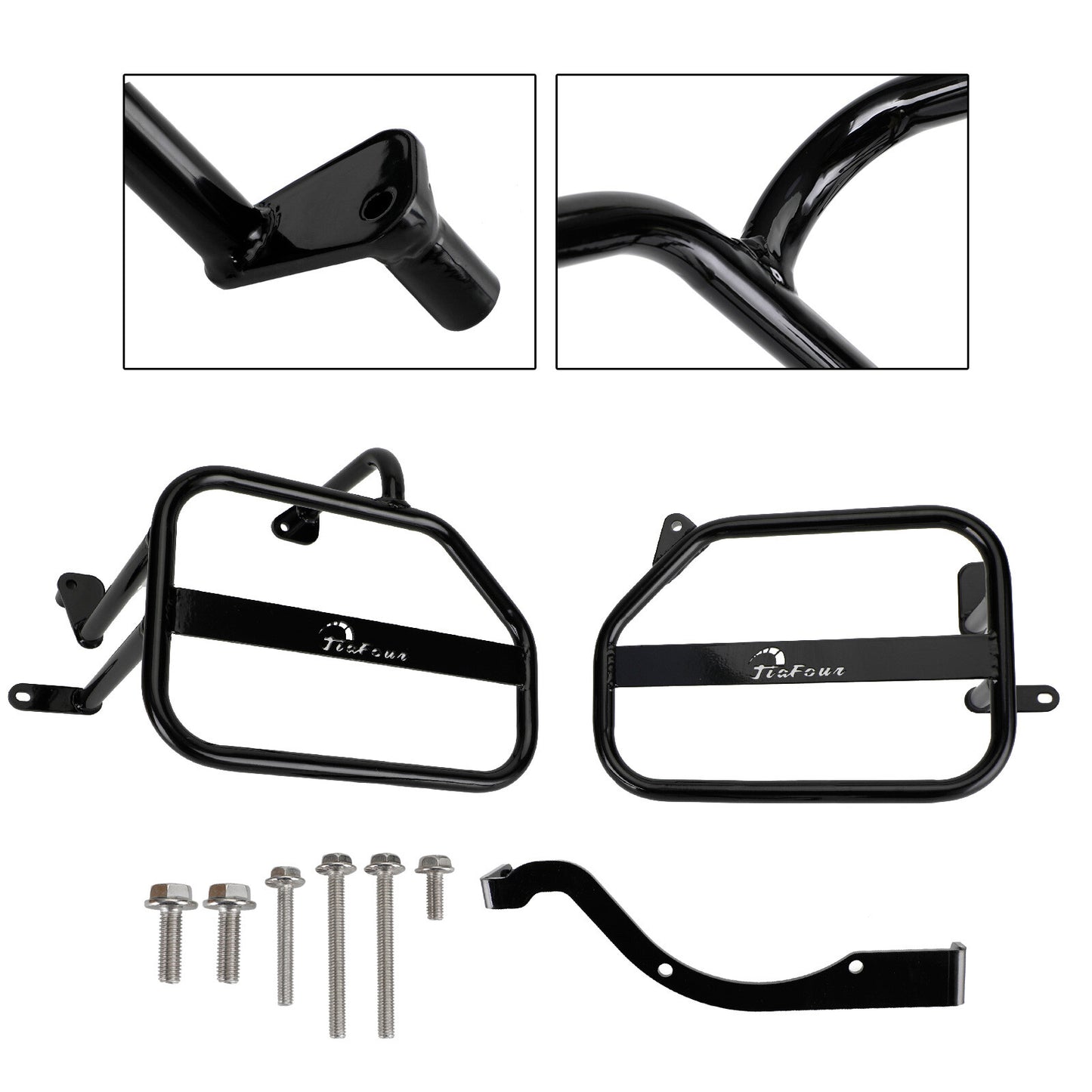 Side Saddle Bag Mounting Bracket Black Fit For Honda Ct125 20-22 Trail 125 21-22