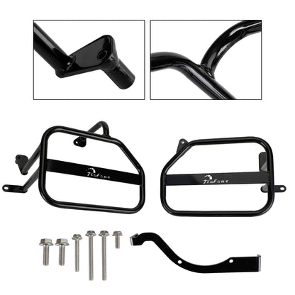 Side Saddle Bag Mounting Bracket Black Fit For Honda Ct125 20-22 Trail 125 21-22