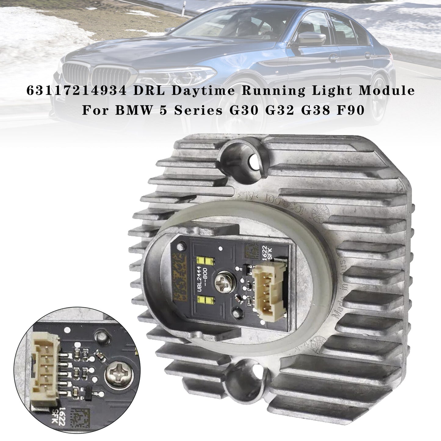 63117214934 DRL Daytime Running Light Module For BMW 5 Series G30 G32 G38 F90