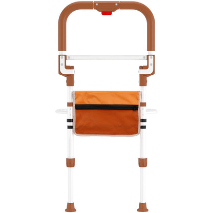Foldable Bed Assist Rail w/ Pouch, Adjustable Height, 350LBS Support