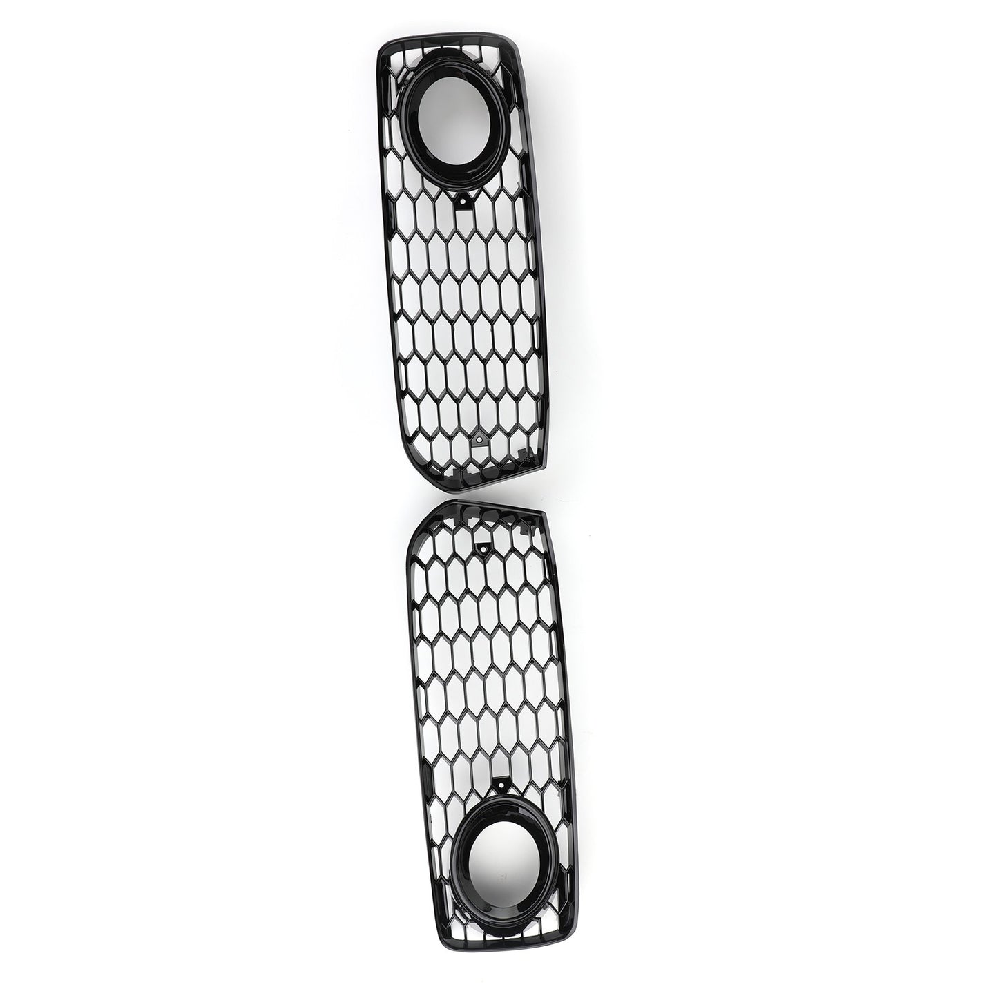 2pcs Fog Light Grill Grille Black Trim For Audi A5 S-Line S5 B8 RS5 2008-2012