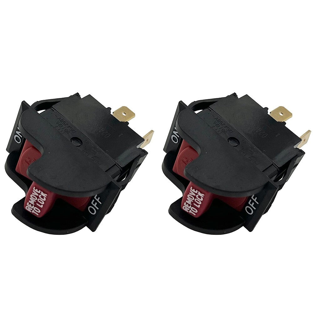 Solid Spare (2) Power Tool Toggle Switch 20Amp for Rockwell Delta Dewalt Ryobi Craftsman