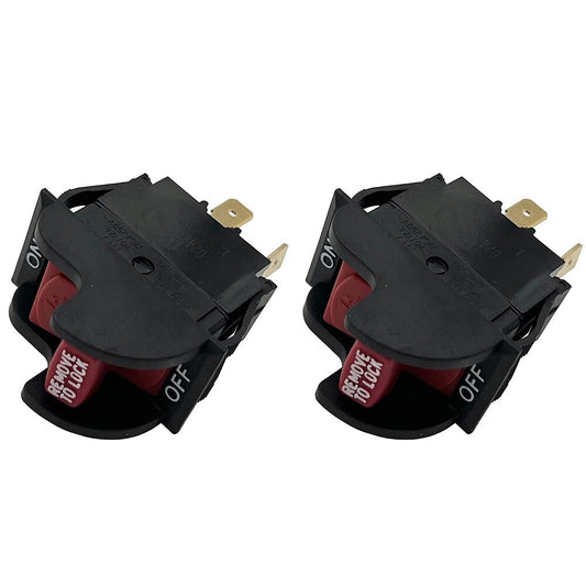 Solid Spare (2) Power Tool Toggle Switch 20Amp for Rockwell Delta Dewalt Ryobi Craftsman