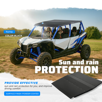 Solid Spare ATV Heavy Duty Aluminum Roof Top For Honda Talon 1000X-4 (2020+) Powder Coated