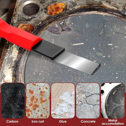 Tungsten Carbide Scraper Set Gasket Remover Tool for Engine Rust Glue Clean
