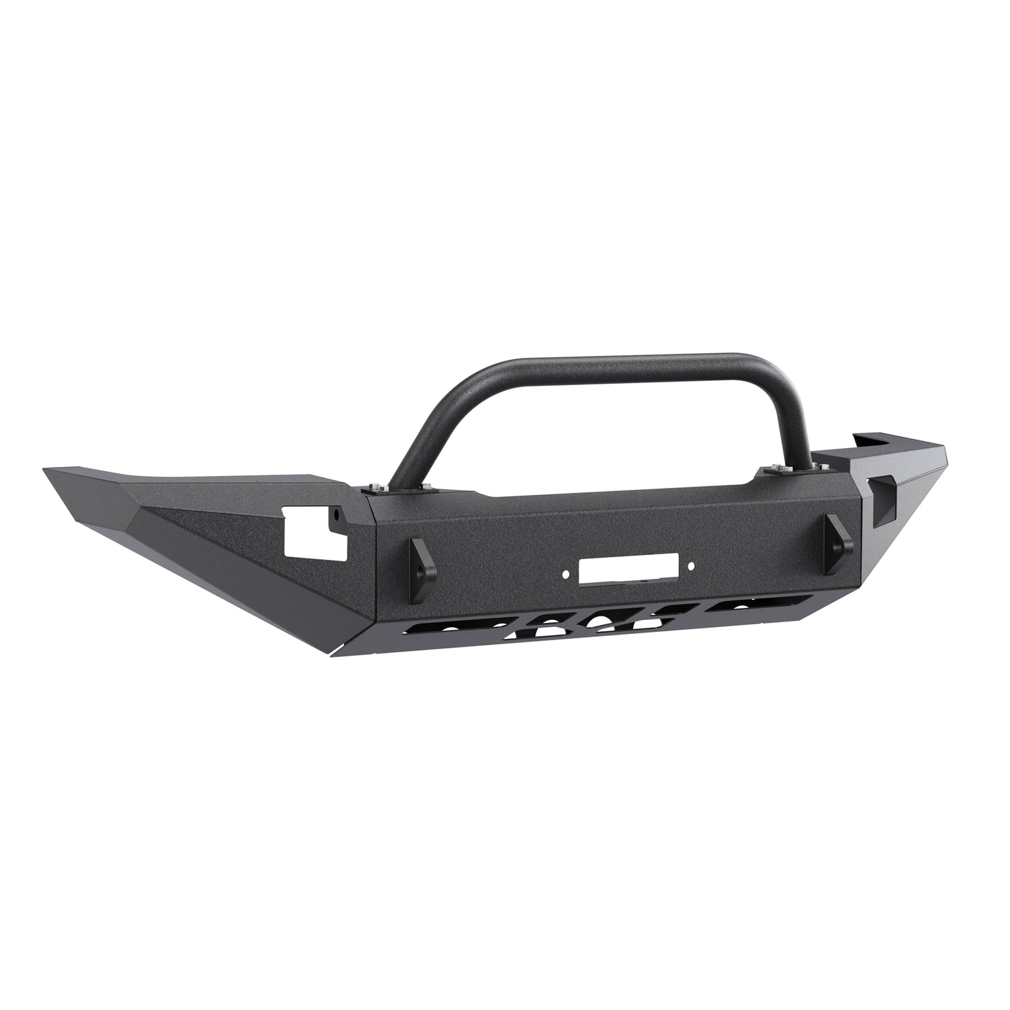Solid Spare Front Steel Bumper w/ Bull Bar For 97-04 Dodge Dakota Durango 98 99 00 01 02 03