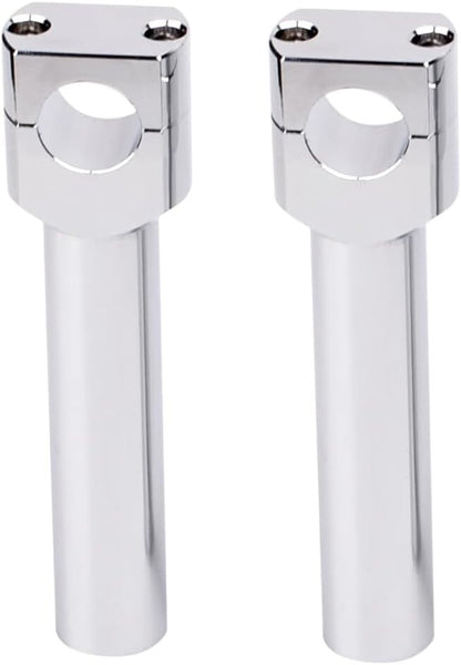 Motorcycle 1'' Handlebar Risers Clamps Handle Bar Mount For Harley Honda