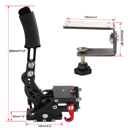 14Bit PS4/PS5 USB3.0 Handbrake Kits for Racing Games Steering Wheel Stand G29 D