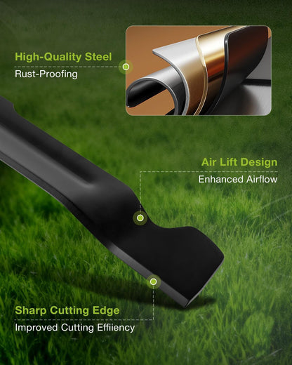 2Pcs AB4200D 21" Deck Blade For EGO Power+ 42" Z6 Zero Turn Riding Mower ZT4204L