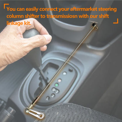21" Adjustable Column Shift Linkage Kit ACA-1800 For GM TH-350 TH-400 4L60 4L60E
