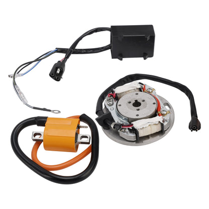 Ignition Coil Flywheel Rotor Stator CDI Kit For Kawasaki KX125 KX250 1974-1986
