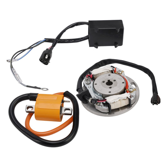 Ignition Coil Flywheel Rotor Stator CDI Kit For Kawasaki KX125 KX250 1974-1986