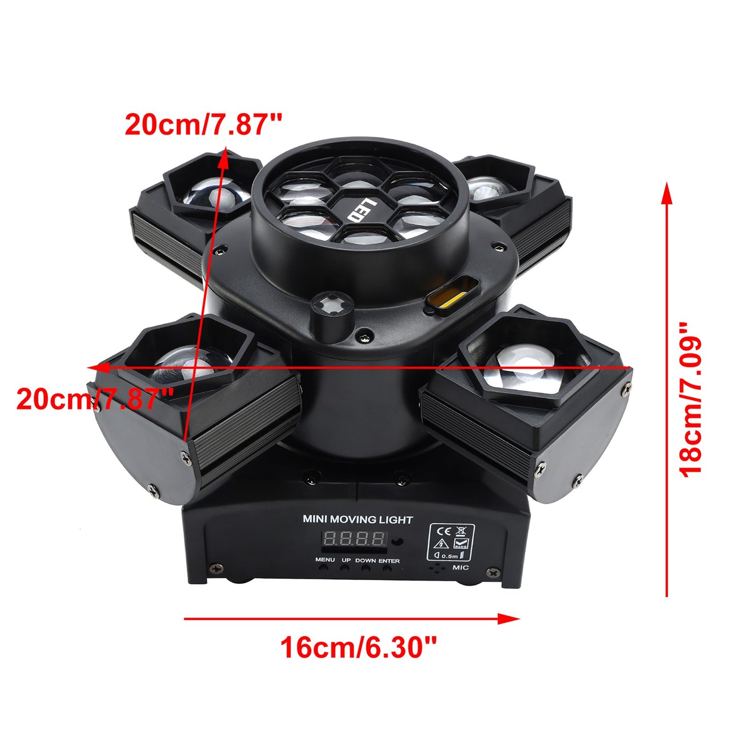 4In1 Four Head 80W Stage Laser Light DMX Stage Lighting DJ Party Lighting Effect