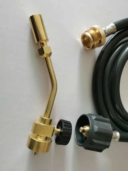 Mapp Propane Gas Tank Turbo Torch Hose Adapter Kit Brazing Soldering Welding