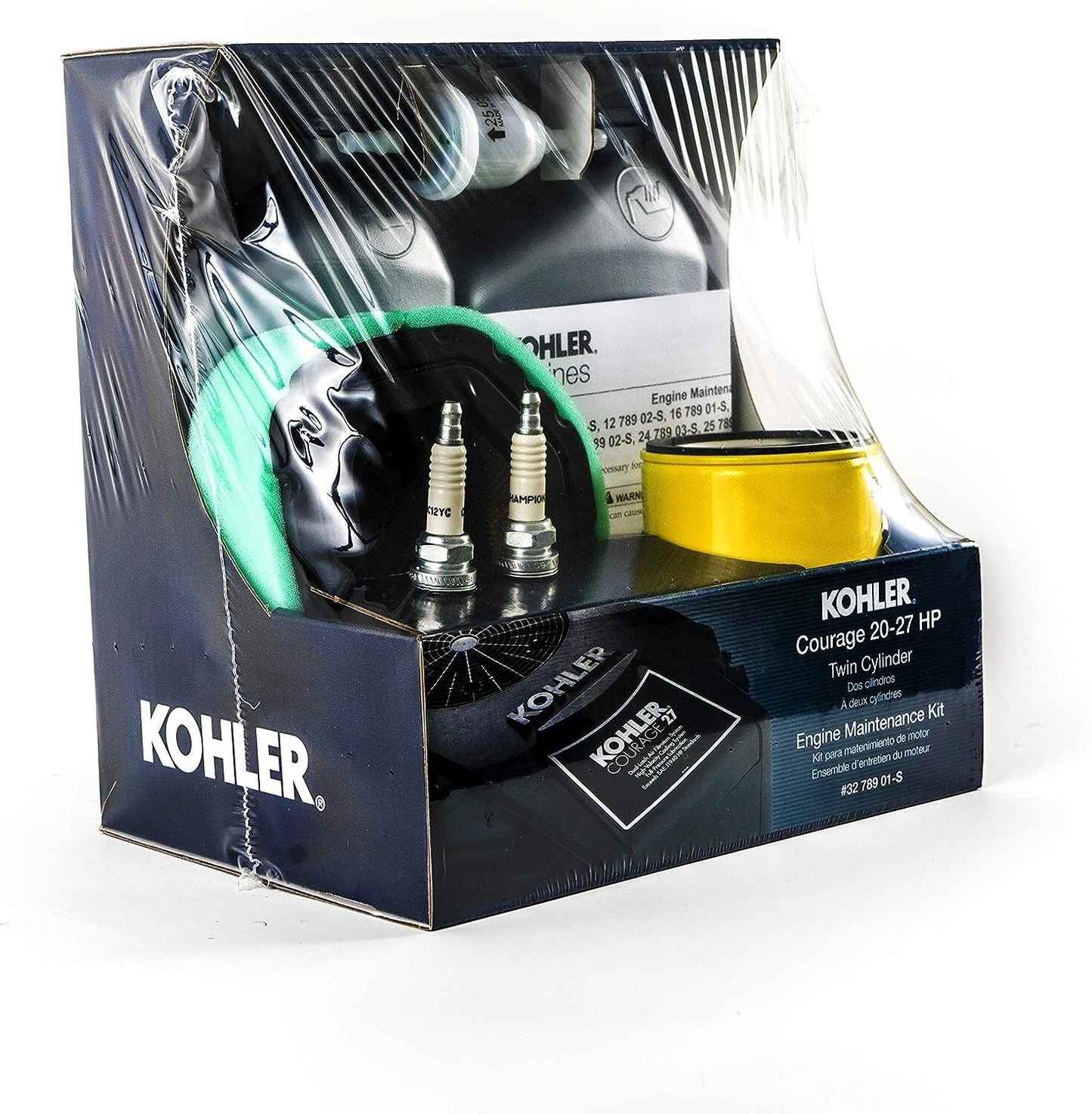 Solid Spare Kohler Maintenance Kit 32 789 01-S for Courage Twin Series SV710-SV840