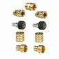 9Pc Pressure Washer Adapter Set Quick Disconnect Kit M22 Swivel to 3/8'' Connect