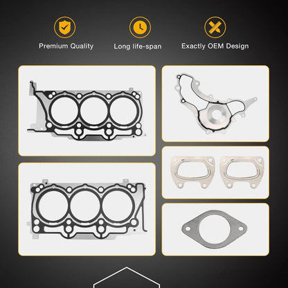 3.6L MLS Head Gasket Set w/ Bolts For 2011-2016 Chrysler 200 300 Ram Dodge Jeep