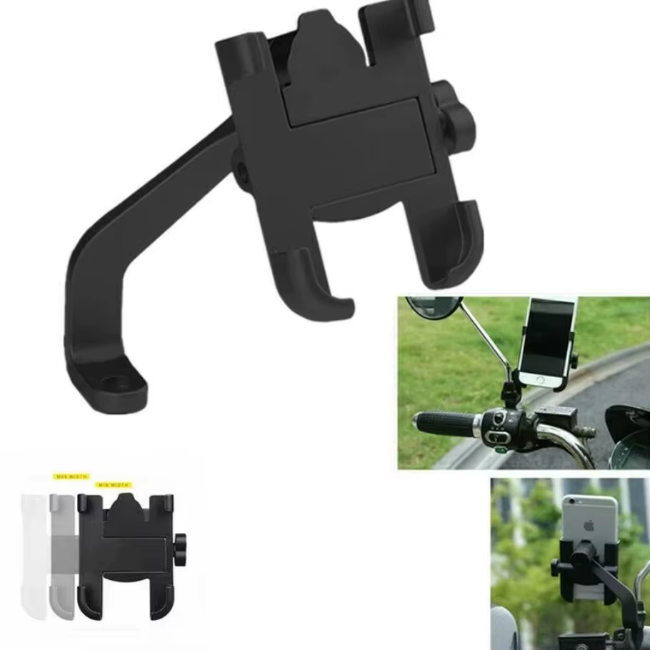 Aluminum Motorcycle 360 degree Handlebar Mount Holder for Cell Phone GPS