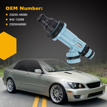 6X Fuel Injectors Set For 98-05 Lexus GS300 IS300 SC300 Toyota Supra 23250-46090