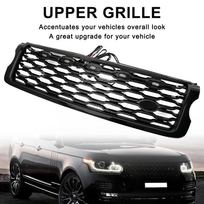 Front Bumper Upper Grill For Land Rover Range Rover Vogue L405 2013-17 W/LED