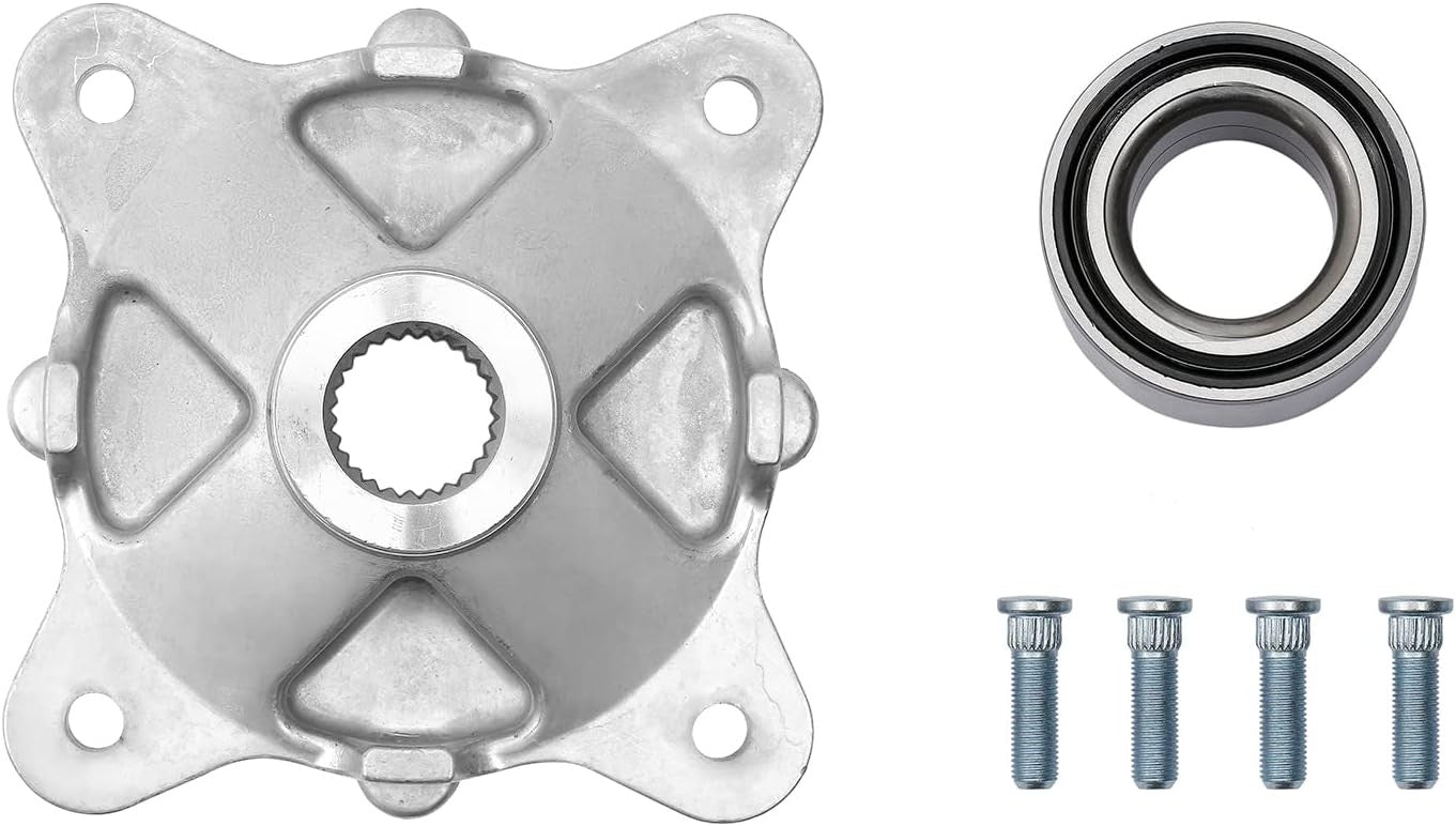 Rear Wheel Hub & Bearing & Studs Kit for Polaris Ranger 500 450 400 800 700 570