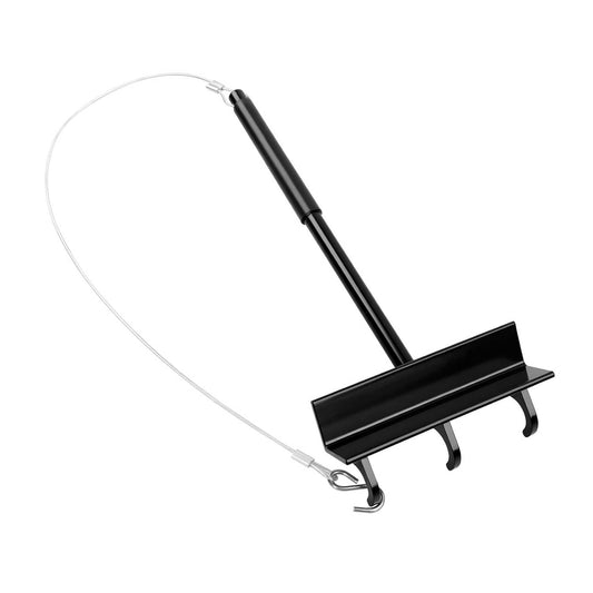 Solid Spare Chain Link Fence Heavy Duty Top Rail Fabric Hanging Tool w/ Hook & Rail Bracket