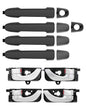 826513K000 Outside Interior Door Handle Set Fit 06-08 Hyundai Sonata Door Handle