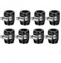 8Pcs 6AN Flexible Rubber Hose Clamps Finisher Clamp for 3/8 Fuel/Gas/Oil Hose