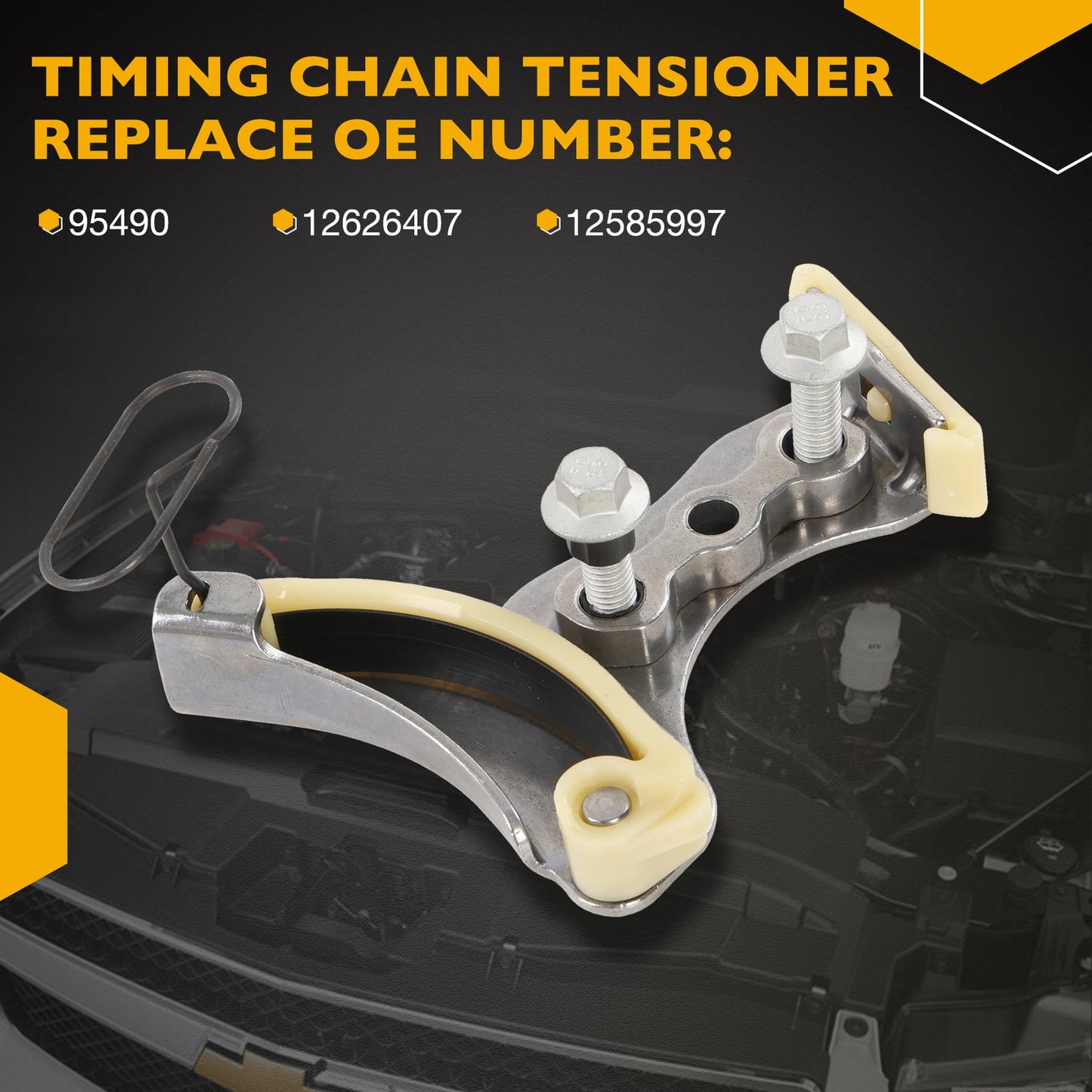 9-4205SB Engine Timing Chain Kit Fit 2006-17 Chevy Cadillac GMC Hummer 12556582