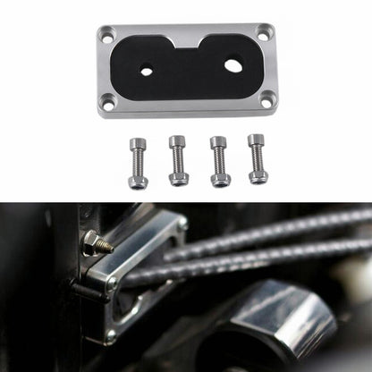 SILVER Billet Firewall Shifter Cable Grommet Fits Civic Integra w/ K-Series Swap