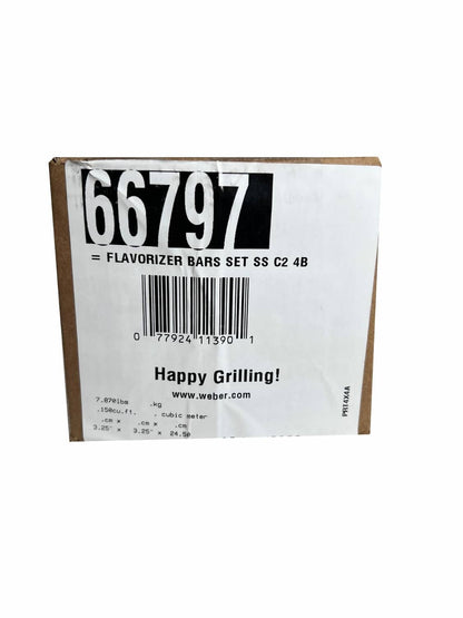 Solid Spare Weber 66797 Flavorizer Bars 17 inch Fits Genesis II/LX E-410 E-435 E-440