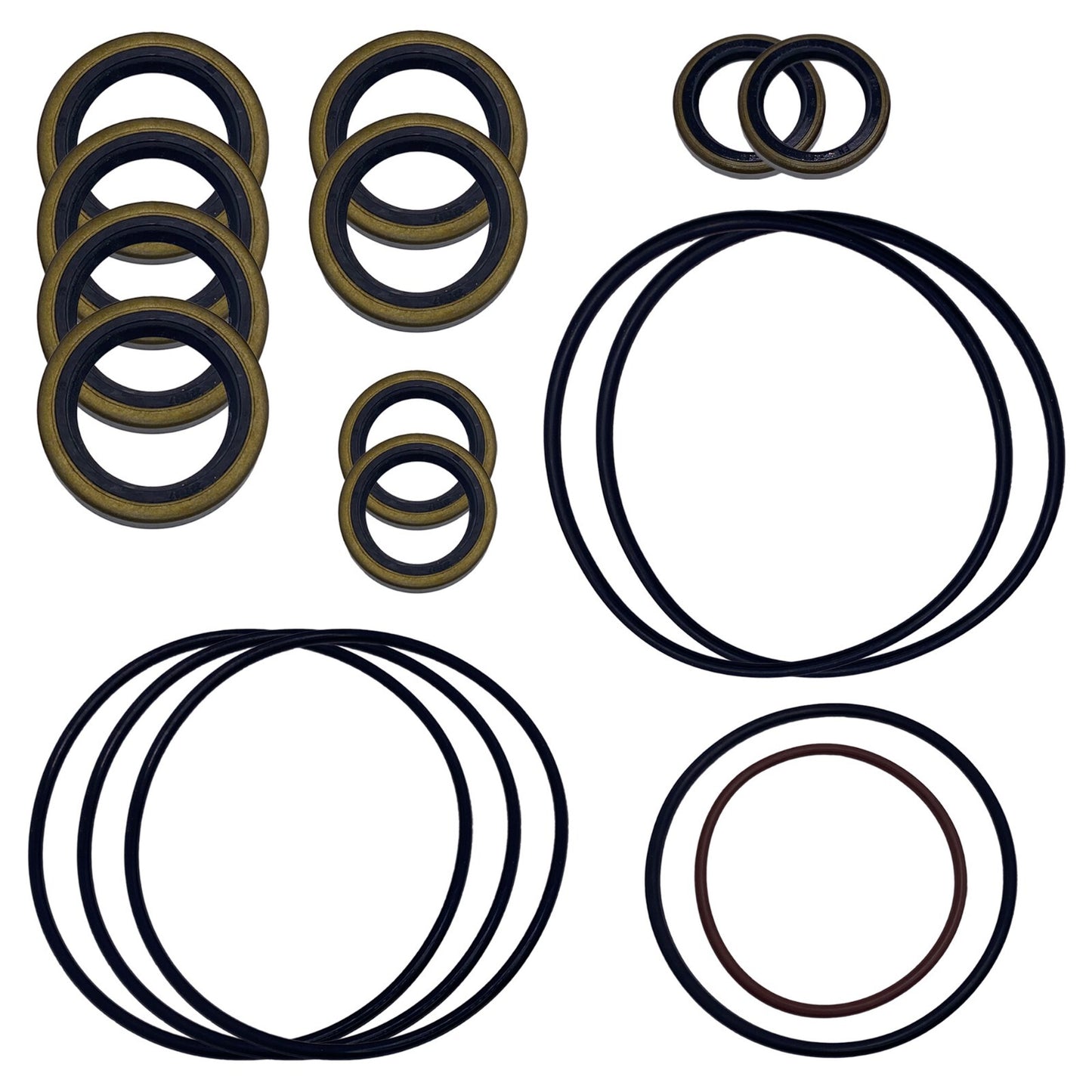 Lower Unit Gearcase Seal Kit for Johnson Evinrude E-Tec 5006373, 439141, 18-2623