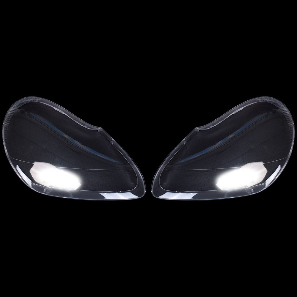 For Porsche Cayenne 2003-2006 Car Headlight Clear Lens Headlamp Cover Shell+Glue