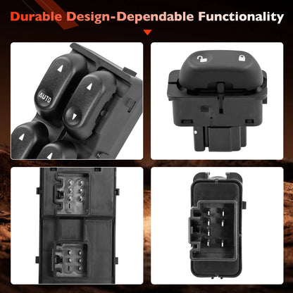 Master Power Window & Door Lock Switch Fit 2002-05 Ford F250 Excursion Explorer