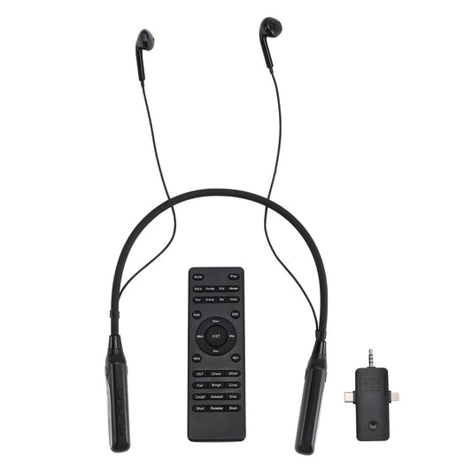 Solid Spare Wireless Sound Card Complete Neckband Live Streaming Earphones for Phone PC TV