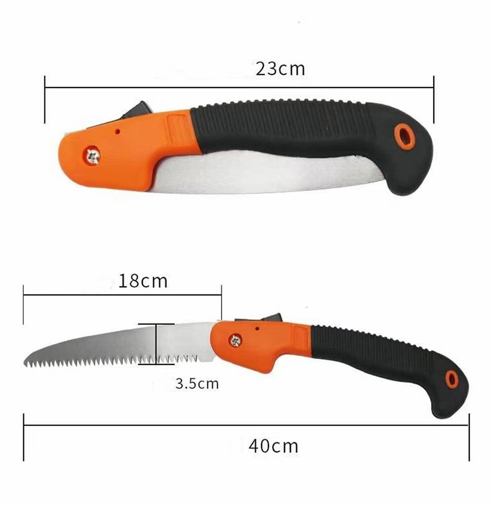 Compact Folding Saw Camping Survival Pruning Garden Pocket Outdoor Backpacking