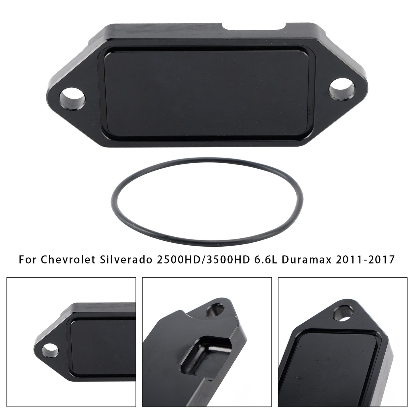 Coolant Block-Off Plate With O-Ring Seal DP0402 For Chevy GMC 6.6L Duramax 01-17