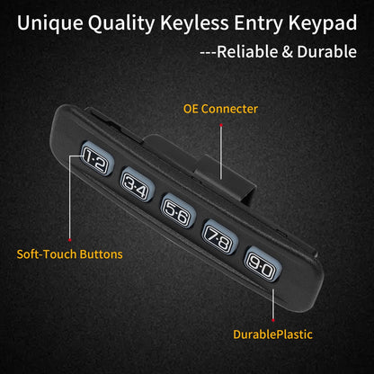 Driver Door Keyless Entry Number Keypad for 01-12 Lincoln Ford F-250/350/450/550