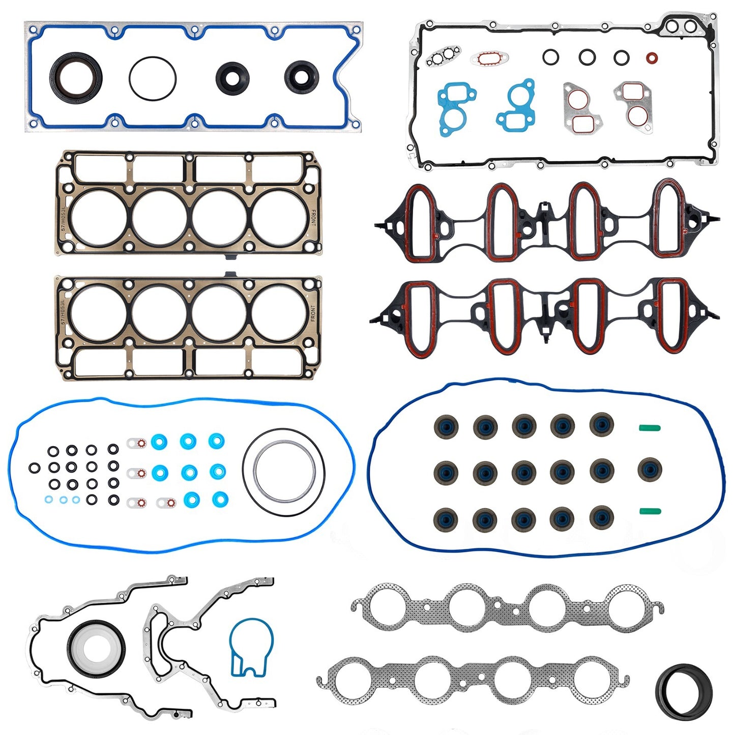 Head Full Gasket Set for 02-11 Chevy Silverado 1500 Express GMC Sierra 5.3L 4.8L
