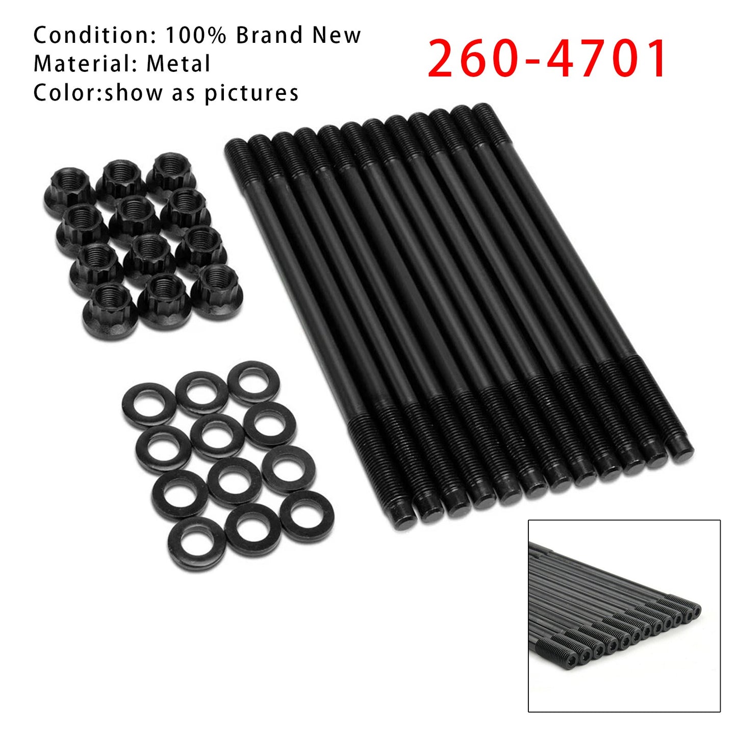Cylinder Head Stud Kit 260-4701 For Subaru Impreza WRX STi EJ20 EJ25 DOHC