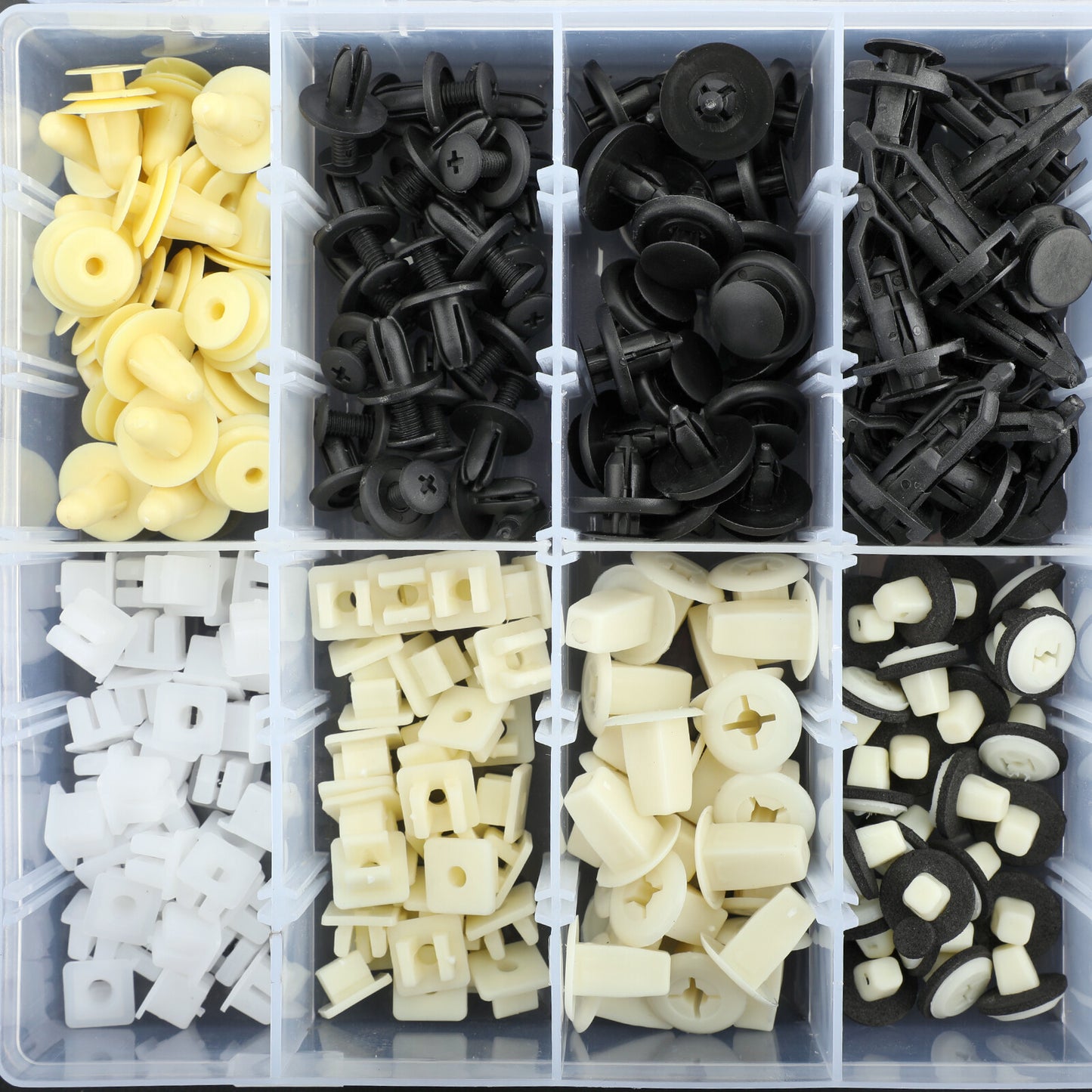 292PCS Fender Door Hood Bumper Trim Clips Body Retainer Assortment&Screwdriver