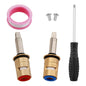 377XKRHJKABNF 1/4-Turn Hot & Cold Ceramic Faucet Cartridge Kit 377XKLHJKABNF
