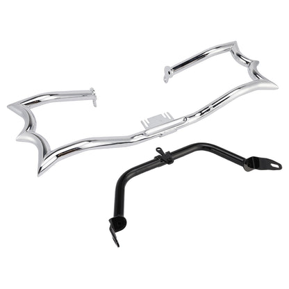 Engine Guard Crash Bar&Fairing Bracket Kit Chrome For Touring Road King Street
