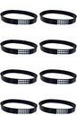 Solid Spare Belts for Eureka Bravo, Bravo 2, Airspeed, LightSpeed, Whirlwind, Victory 8 Pack